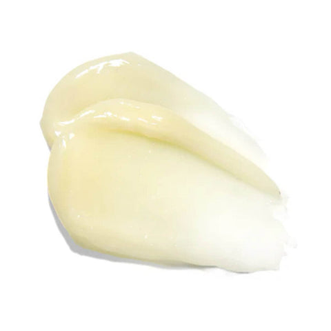 Swatch of cleansing balm on a white background.