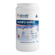 Abode laundry soaker container on a white background. Fragrance free.