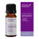 Absolute Essential Bergamot essential oil bottle and packaging on a white background.
