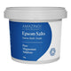 Amazing You Epsom Salts Detox Bath Soak Pure Magnesium Sulphate 3kg in a white tub with a blue label, front view on a plain white background
