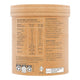 Side of muscle magnesium container with nutritional information and ingredients.