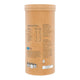 Side of container of organic fibre with nutritional information panel and ingredients.