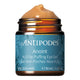 A jar of Antipodes Anoint H2O De-Puffing Eye Gel with the product information and branding visible on the label.