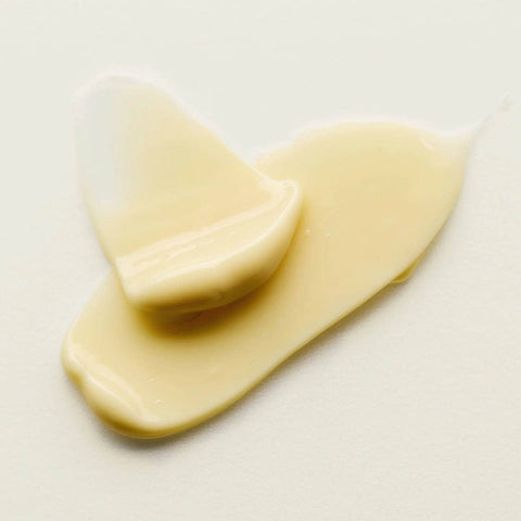 Swatch showing buttery smooth texture of the manuka honey mask.