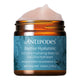 A jar of Antipodes Baptise Hyaluronic H2O Ultra-Hydrating Water Gel moisturizer with a blue label showcasing the product name and key ingredients such as manuka honey and harakeke flax.