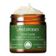 A jar of Antipodes Lime Caviar Collagen-Rich Firming Cream with a green label.
