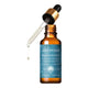 A brown glass bottle with a dropper containing the Antipodes Maya Hyaluronic 72-Hour Hydration Serum, with marine botanicals and bamboo ferment.