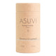 Biodegradable refill container with 'ASUVI' branding on a white background