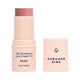 Avocado Zinc SPF50 Natural Lip & Cheek Tint Nude 9g, a pinkish nude stick with its cap beside it, front view on a plain white background