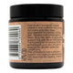 Back label of gentlemans tallow balm jar with text and barcode on a white background