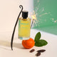 50ml bottle Bastille 14 Juillet Perfume, natural vegan perfume styled with vanilla, tangerine, and tonka bean.