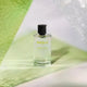 100ml bottle Bastille Hors-Piste Perfume, natural vegan perfume styled with a green background.