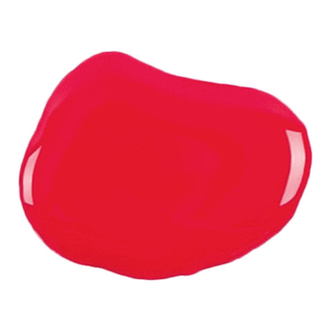 Red nail polish swatch on a white background.