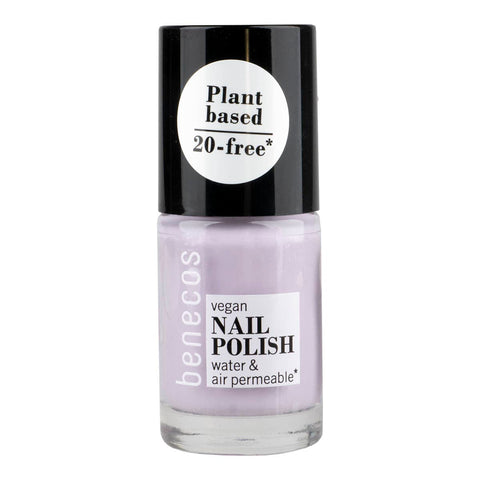 Beneccos vegan nail polish bottle on a white background.