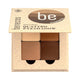 Benecos Natural Quattro Eyeshadow Coffee & Cream 4.8g open kraft box showing four eyeshadow pans in cream and browns on a plain white background