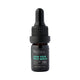 Black Chicken Remedies Love Your Face Serum 5ml, a small dark glass dropper bottle with a black dropper and teal label, front view on white