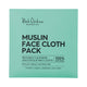 Black Chicken Remedies Muslin Face Cloth Pack teal green square packet with white lettering, front of the pack on a plain white background