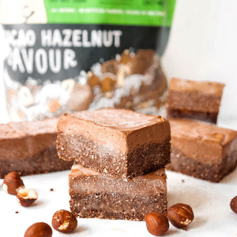 Plant Protein - Cacao Hazelnut brownies