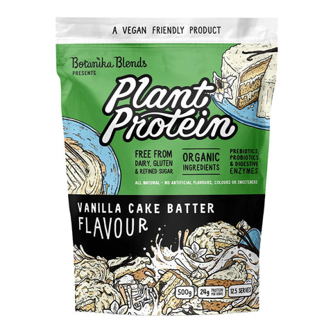 plant protein vanilla cake batter flavour 500g