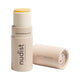 Butt Naked Body Nudist Repair Balm 14g in a cream coloured stick tube with its cap lying beside it, front view on a plain white background