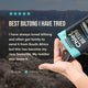 Chief Biltong packaging with a hand holding biltong strips against a mountainous background with a 5 star review quoted.