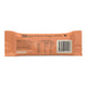 Back of collagen protein bar hazelnut brownie with ingredients and nutritional information.