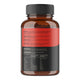 Chief Iron + C 120 capsules amber bottle turned to show the side label with a supplement facts table on a plain white background