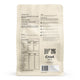 Back of Cheif Whey Protein Unflavoured with serving suggestions and nutritional information and more.