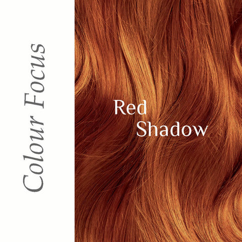 Red Shadow hair colour swatch, medium copper red.