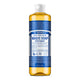 Dr. Bronner's Magic Soap Peppermint bottle on a white background. 473ml.