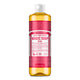 Dr. Bronner's 18-in-1 Pure-Castile Magic Soap - Rose bottle on a white background.