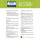 Dilutions cheat sheet for Dr. Bronner's Pure-Castile Bar Soap on a green background.