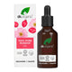 Dr. Organic 100% Pure Rosehip Oil 50ml.Rejuvenates & nourishes skin. Vegan & certified organic. Recyclable glass dropper bottle and cardboard box packaging. 