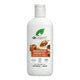 265ml bottle Dr. Organic Moroccan Argan Oil Conditioner formulated with natural ingredients to nourish and hydrate the hair.