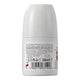 Back of 50ml bottle Dr. Organic Pomegranate Roll-On Deodorant, showing ingredients.