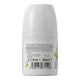 Back of 50ml bottle Dr. Organic Tea Tree Roll-On Deodorant, aluminium free, vegan, and cruelty free formula.