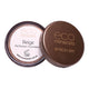 Eco Minerals Perfection Foundation Beige 5g, an open pot showing its Beige label beside its brown lid with Byron Bay lettering on white
