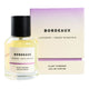 ECO. Modern Essentials Bordeaux plant-powered eau de parfum 50ml bottle & packaging on a white background.
