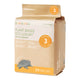 Side-view of a package of Ecoriginals plant-based eco luxury nappies on a white background.