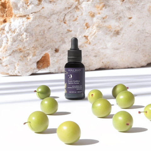 No. 3 Exotic Goddess Ageless Serum & fruit