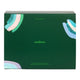 Endota Smooth Operator Coffee and Sea Salt Body Polish signature blend box, featuring a dark green packaging design with abstract pastel rainbow brushstrokes and the brand name 'endota' in the center.
