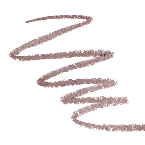 Ere Perez Jojoba Eye Pencil Stone 1.1g swatch, a taupe mauve pencil scribble, close up of the scribble on a plain white background