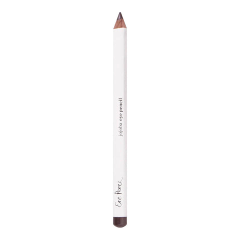 Ere Perez Jojoba Eye Pencil Stone 1.1g, a slim white pencil with a grey brown tip, standing upright on a plain white background
