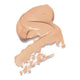 Ere Perez Lychee Crème Corrector 10ml Tres swatch, a smear of light peach pink corrector, close up on a plain white background