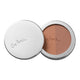 Ere Perez Rice Powder Blush & Bronzer Roma 9g, an open round compact with its lid showing a two tone terracotta and bronze powder, front view on white