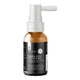 Essential Dog Herbal Ear Cleaner for Dogs 50ml in an amber bottle with a black label and a white spray pump, front view on a plain white background