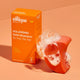 Ethique Volumising Solid Shampoo for Fine, Flat Hair 110g box with foaming orange bar.