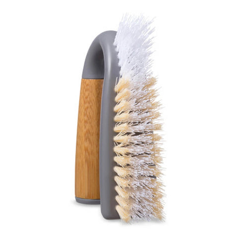 Side view of Grunge Buster Grout Tile Brush showing bristles.