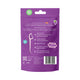 Back of 80 pack of Grin Ultra Smooth Grape Flavoured Floss Picks infused with nano-hydroxyapatite.