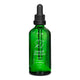 Honest Skincare Organic Rosemary Revitalising Hair Serum 100ml in a green glass dropper bottle with a black dropper, front view on white